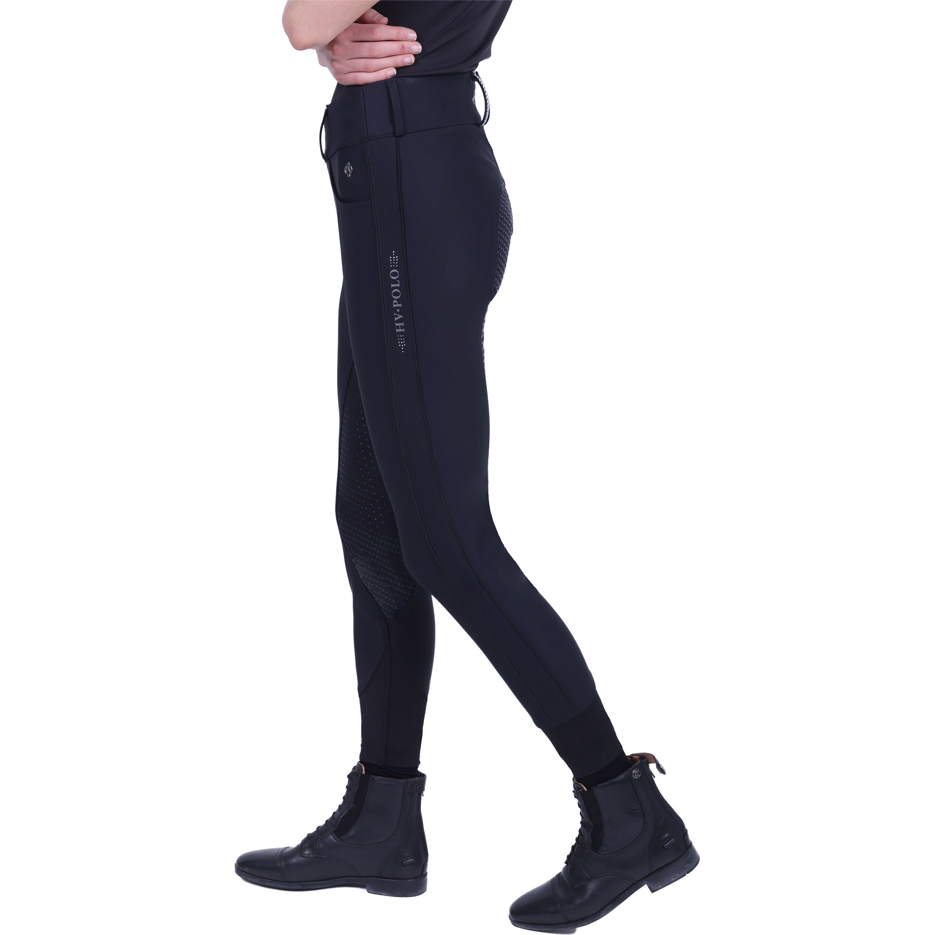 HV Polo Dames Isabell Fullgrip Rijbroeken 201093455 - Black